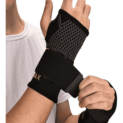 INDEEMAX Copper Wrist Compression Sleeve